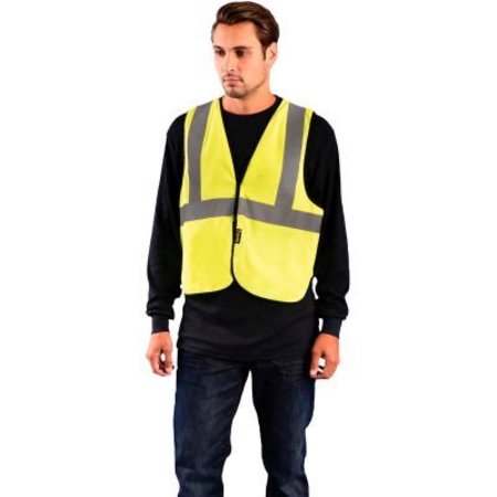 OCCUNOMIX OccuNomix Value Flame Resistant Non-ANSI Solid Vest Yellow, 2XL/3XL, LUX-XFR-HVY2/3X LUX-XFR-HVY2/3X